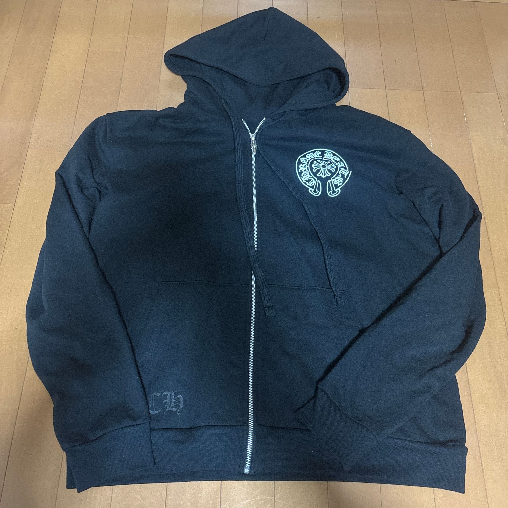 Chrome Hearts Horseshoe Zip Hoodie Tokyo Exclusive "Black"