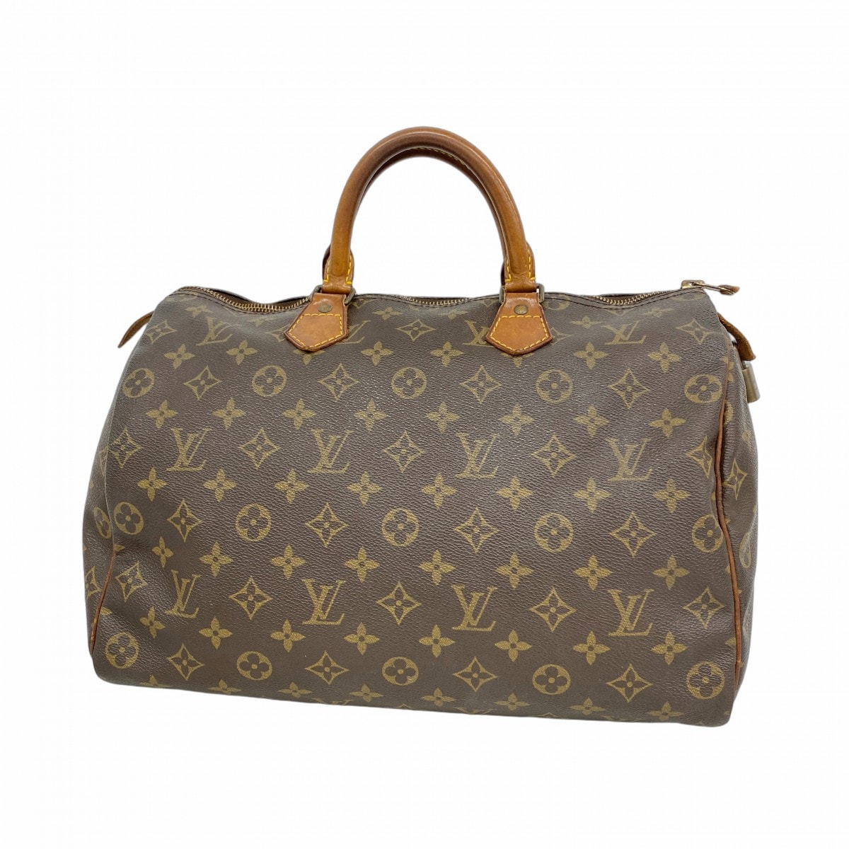 【6de5570】ルイヴィトン ハンドバッグ モノグラム スピーディ35 M41107 ブラウン【中古】レディース