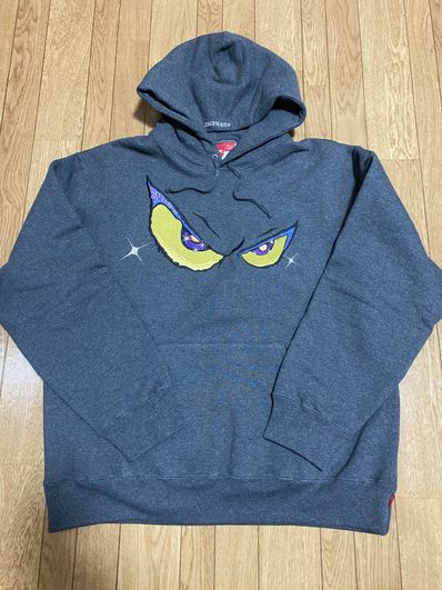 Supreme Eyes Hooded Sweatshirt "Charcoal"