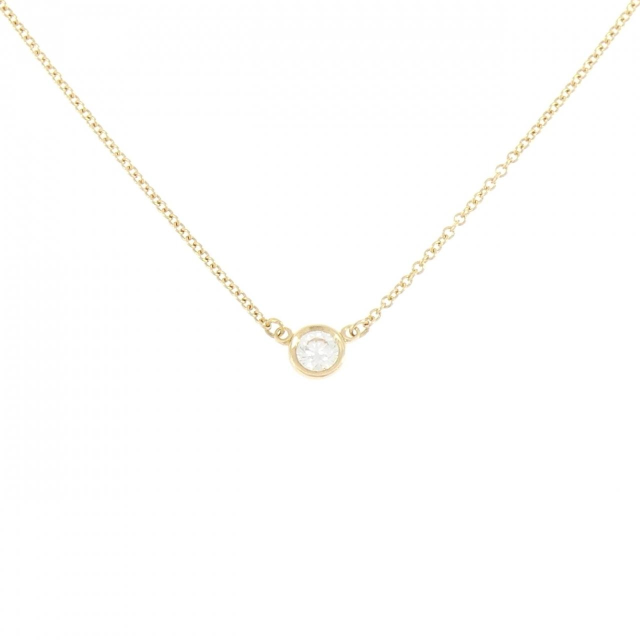 ティファニー バイザヤード ネックレス 0.18CT G VS2 3EXT