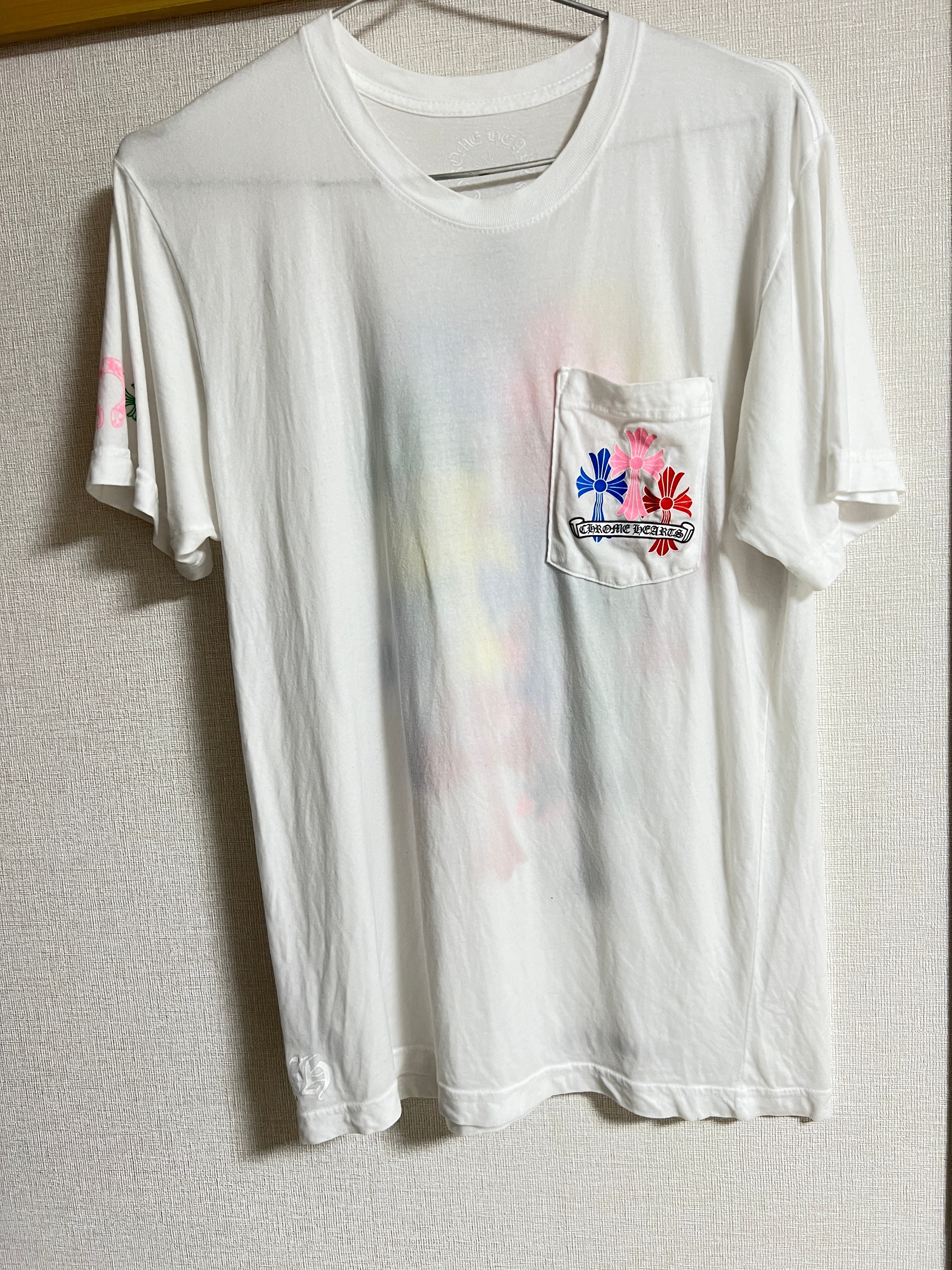 Chrome Hearts Multi Color Cross Cemetery T-Shirt "White"