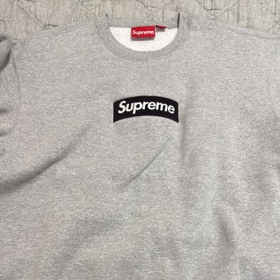 Supreme Box Logo Crewneck "Heather Grey" (22FW)