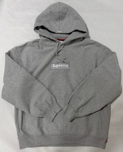 Supreme Box Logo Hooded Sweatshirt "Heather Grey" (24FW)