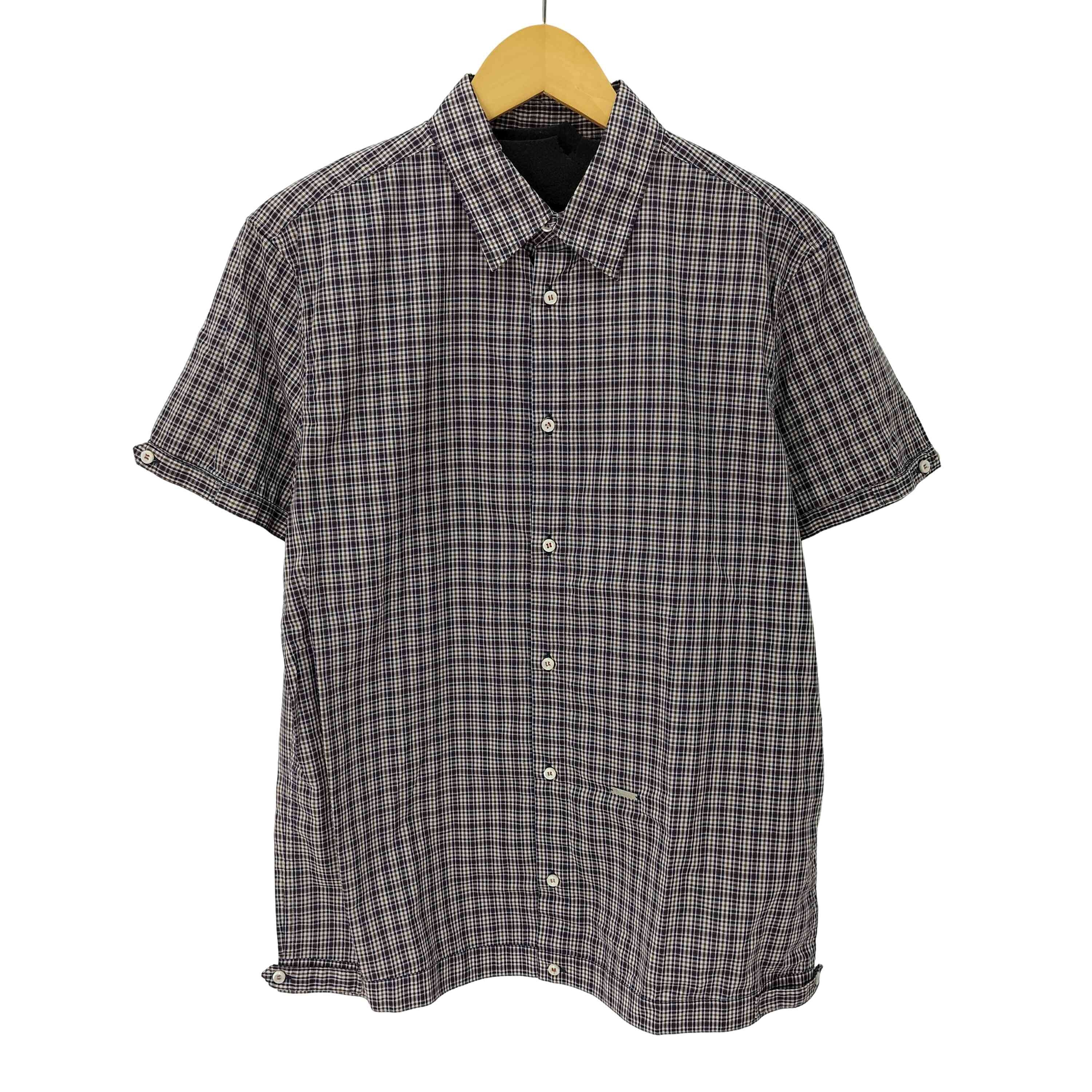 イタリア製 S/Sチェックシャツ【1141897897317】