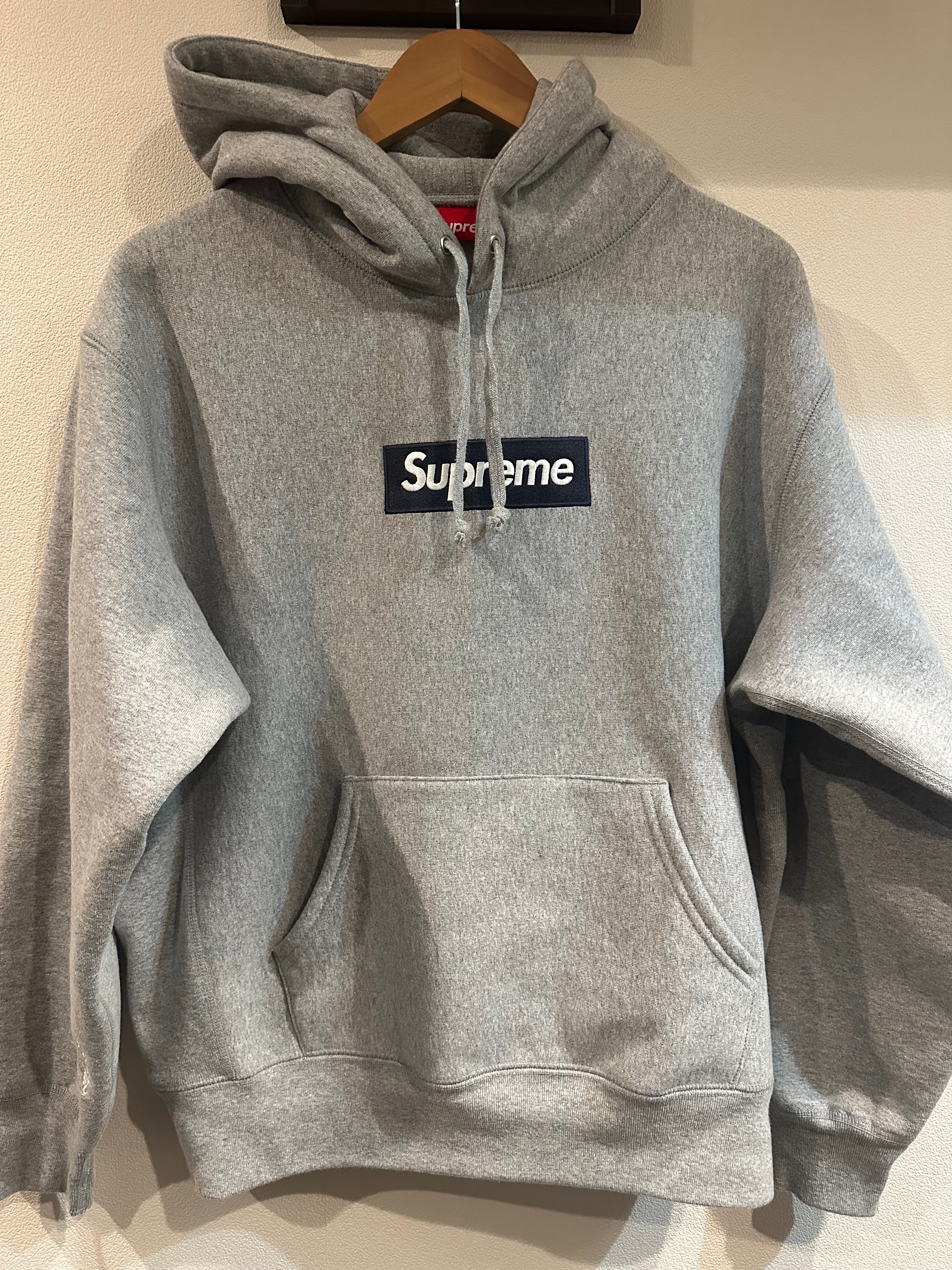Supreme Box Logo Hooded Sweatshirt (25FW) "Heather Grey"
