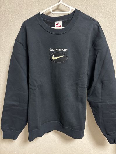 Supreme / Nike Jewel Crewneck "Black"