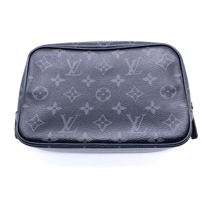 Louis Vuitton Monogram Eclipse Trousse Toilette Black BA0220