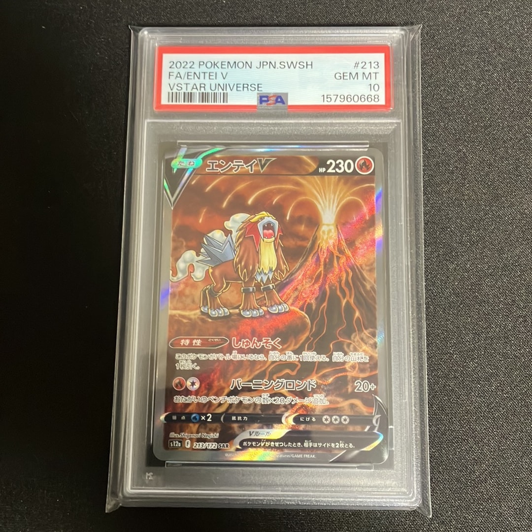 PSA10】エンテイV SAR[s12a 213/172](ハイクラスパック「VSTAR