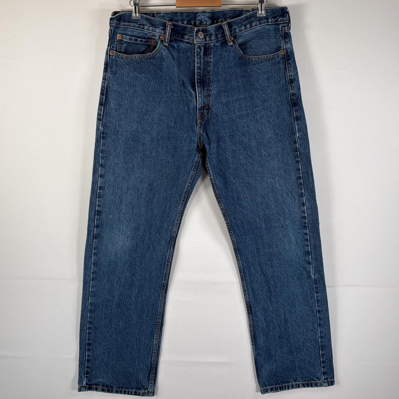 古着 リーバイス Levi's デニムパンツ 505 ブルーデニム ジーンズ ジーパン ストレート 大きいサイズ w38 L32 インディゴブルー メンズ