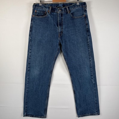 古着 リーバイス Levi's デニムパンツ 505 ブルーデニム ジーンズ ジーパン ストレート 大きいサイズ w38 L32 インディゴブルー メンズ