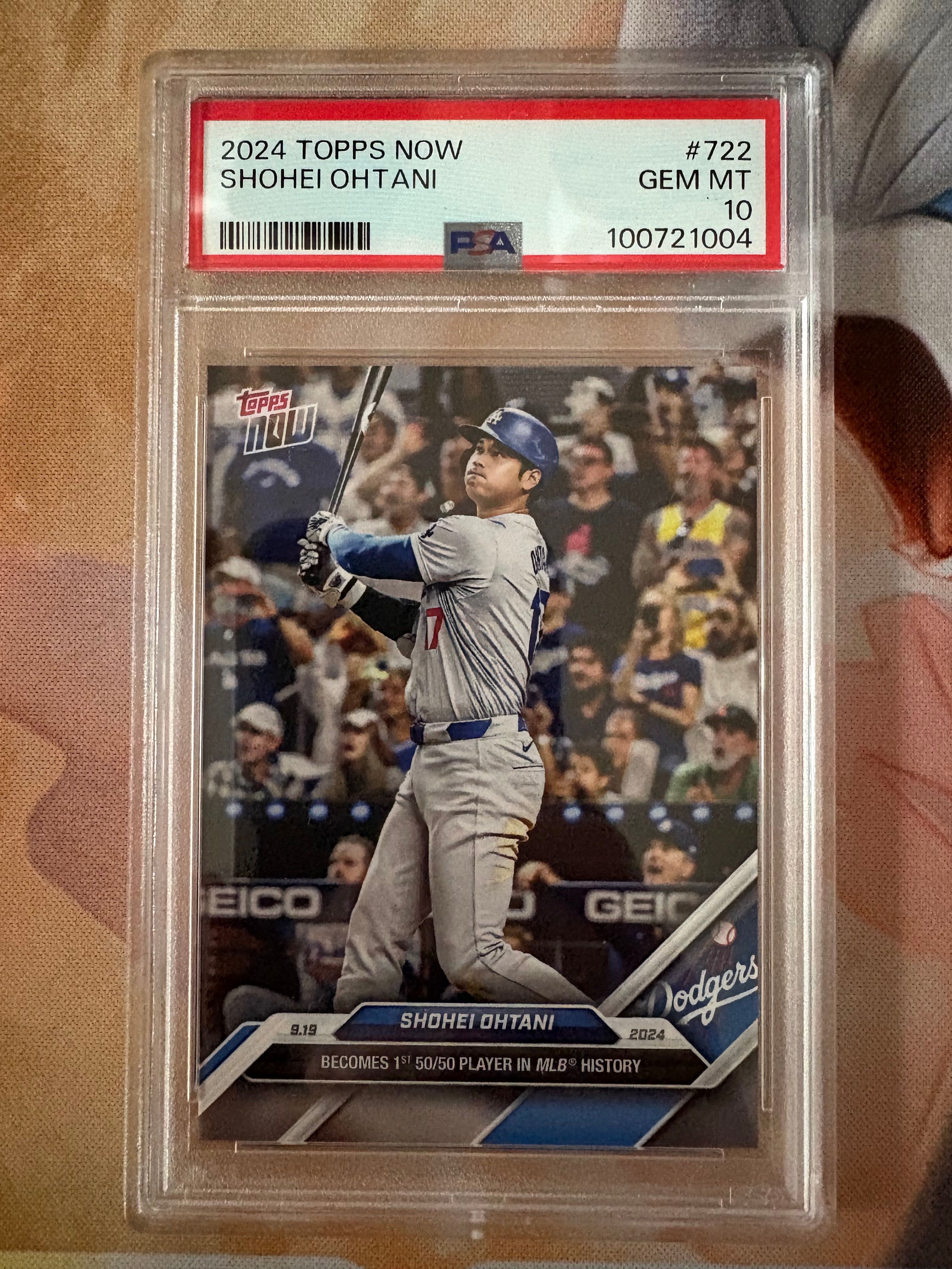 大谷翔平 [722](2024 MLB トップスナウカード「50/50 Club 9/19/24」)