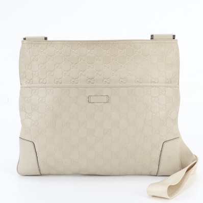 ■美品 グッチ グッチシマ 162914 ショルダーバッグ レザー