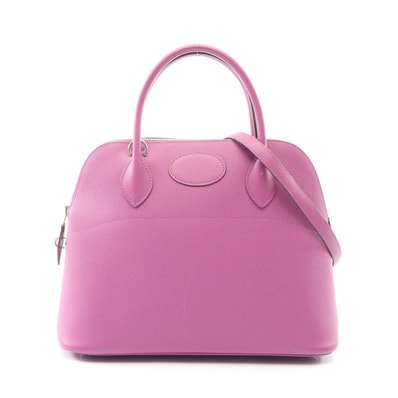 エルメス HERMES ボリード31 シクラメン 2WAY ハンドバッグ バッグ ヴォーエプソン ヴォーエプソン □J刻印(2006年製造) レディース パープル系 【中古】