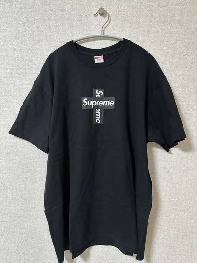 Supreme Cross Box Logo Tee "Black"