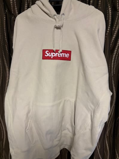 Supreme Box Logo Hooded Sweatshirt "Stone" (24FW)