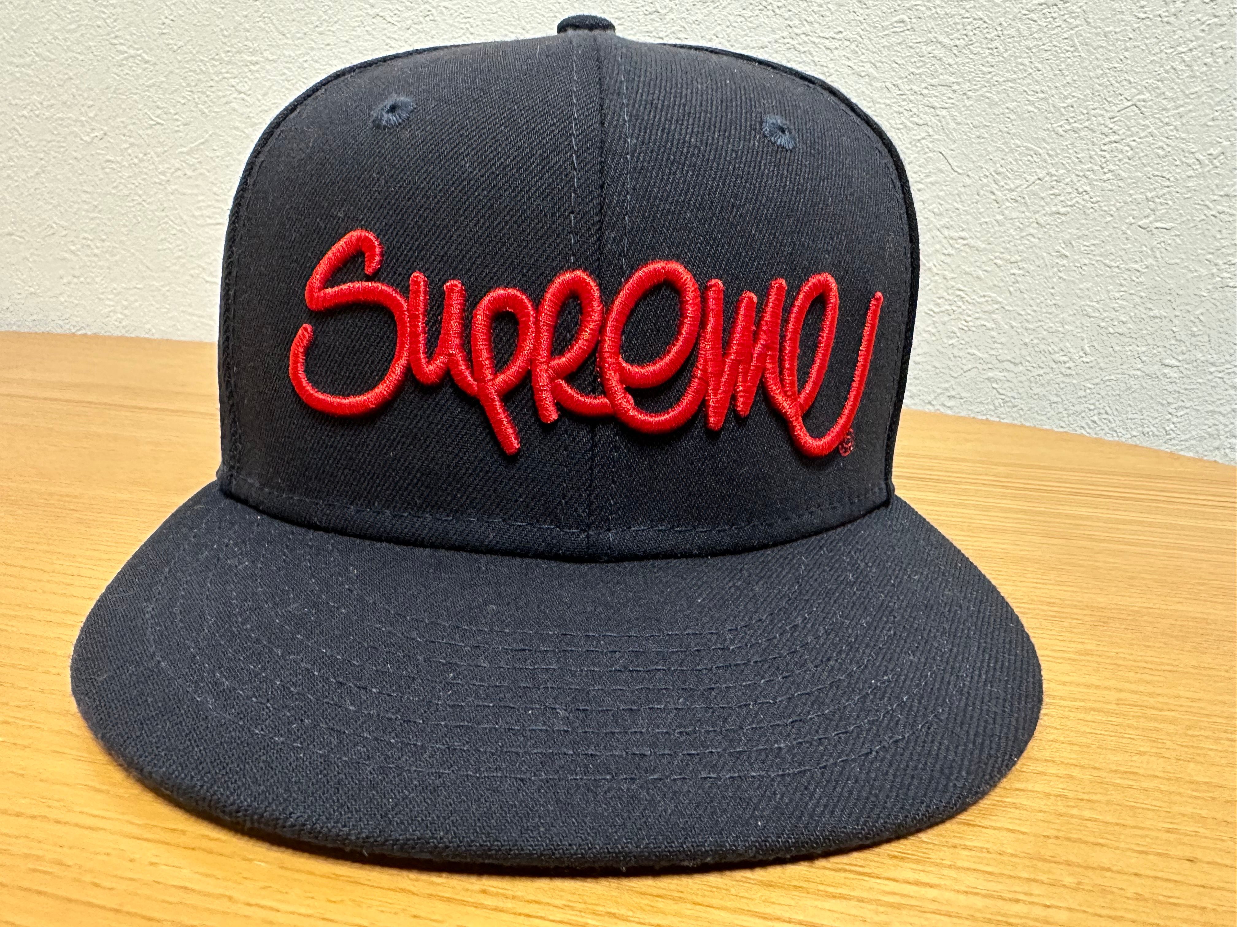 Supreme Handstyle New Era "Navy"