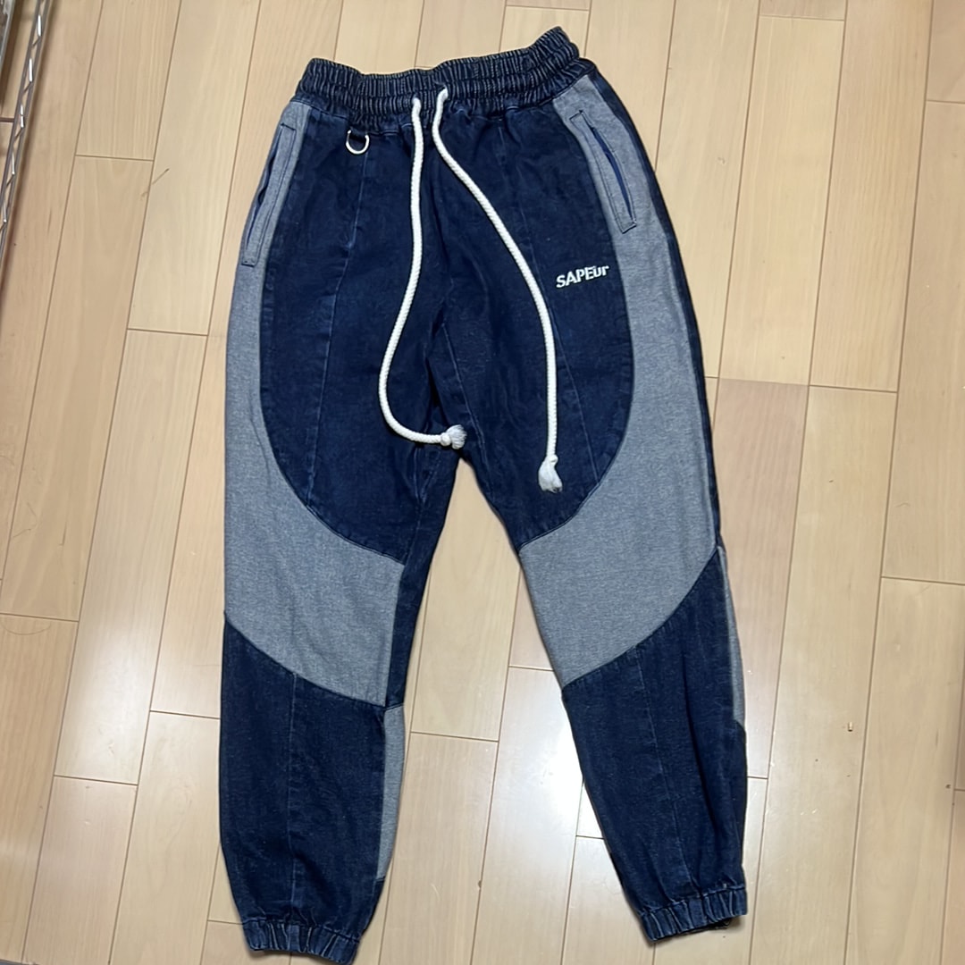 SAPEur DENIM TRACK PANTS 