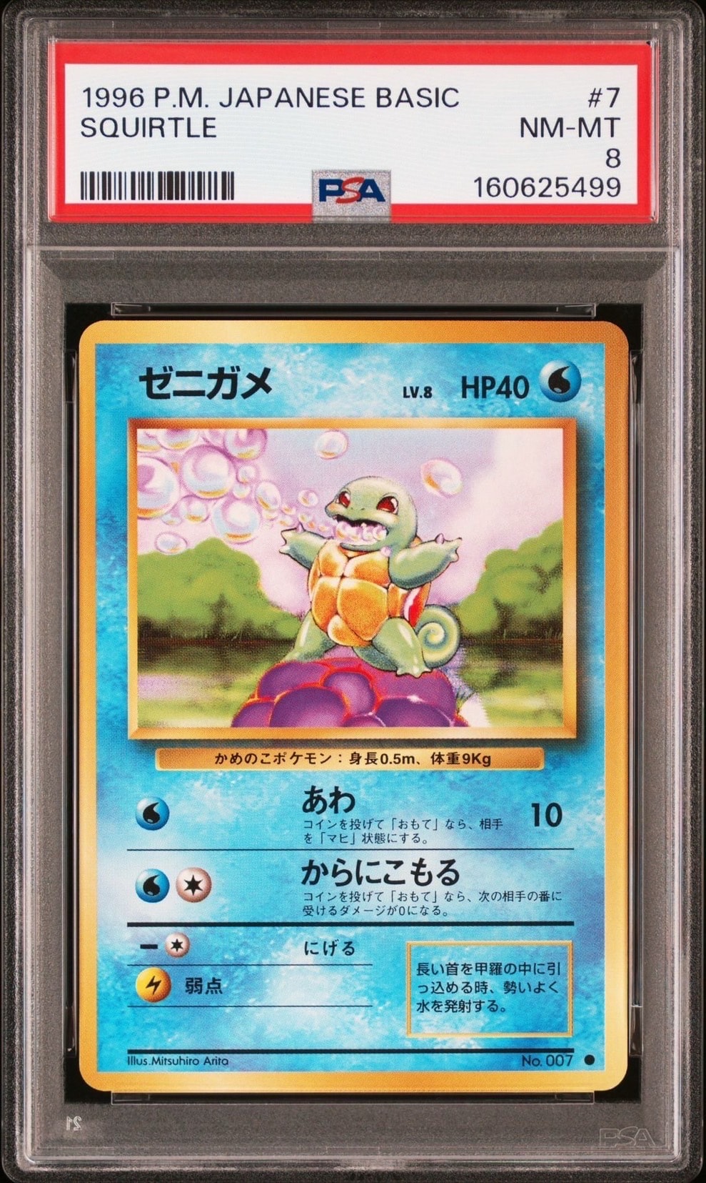 ゼニガメ ● : 旧裏 [PMCG1-2](拡張パック「ポケットモンスター カードゲーム」再販)