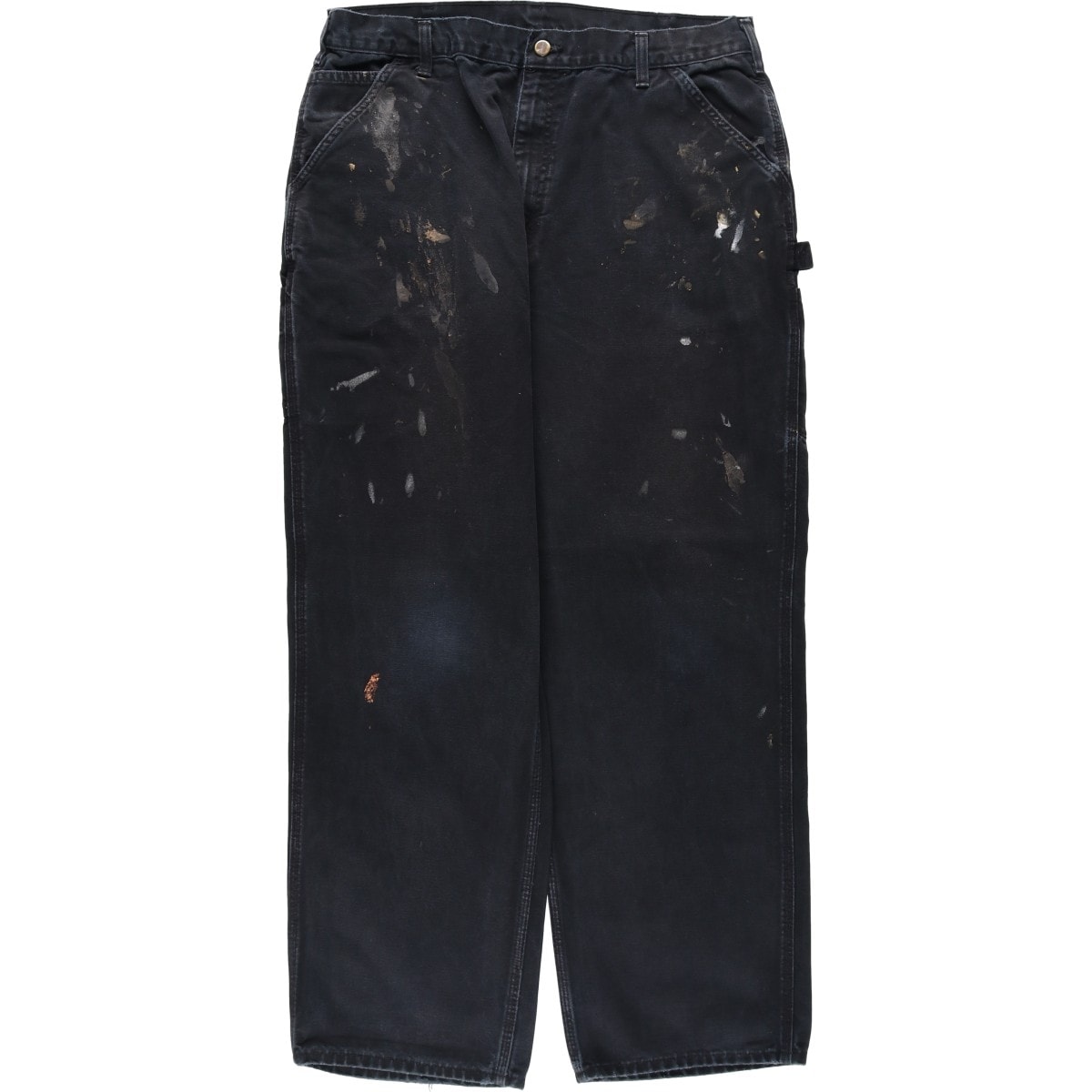 古着 カーハート Carhartt Dungaree Fit ペイント ダックペインターパンツ メンズw37相当/eaa631391