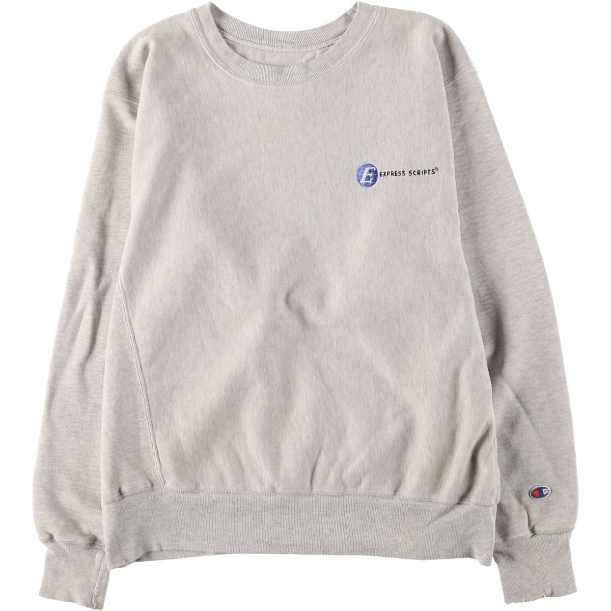 古着 00年代 チャンピオン Champion PREMIUM REVERSE WEAVE プレミアムリバースウィーブ Express Scripts アドバタイジング スウェットシャツ トレーナー メンズM相当/eaa585344