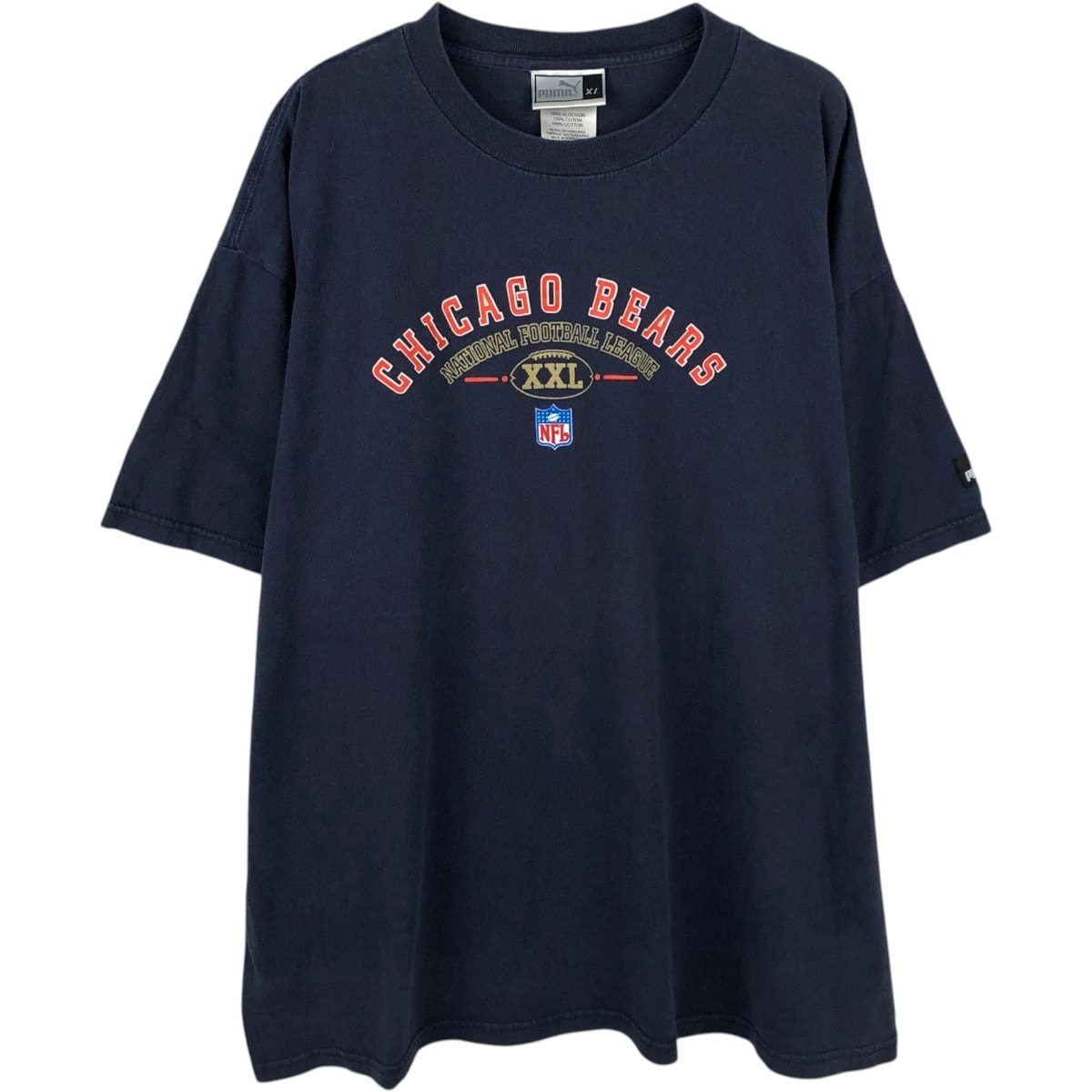 古着 90~00年代 プーマ PUMA NFL CHICAGO BEARS シカゴベアーズ スポーツプリントTシャツ メンズXL相当 ヴィンテージ/eaa649449