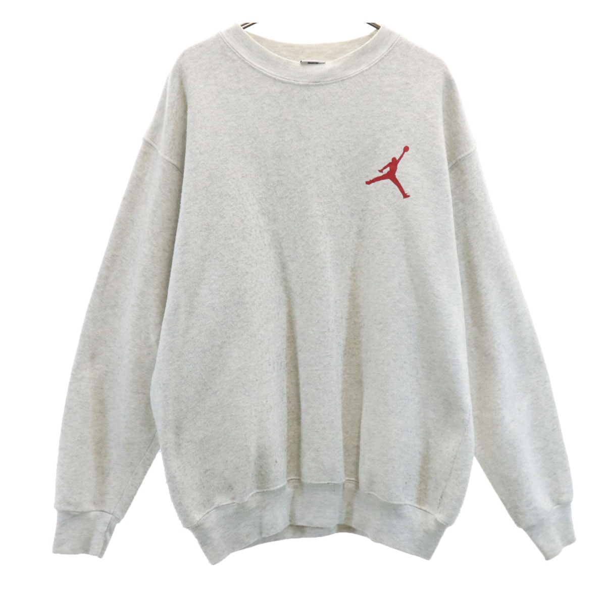 NIKE ナイキ 90s 00s JORDAN オールド バスケットボール 長袖 トレーナー グレー系 スウェット バックプリント