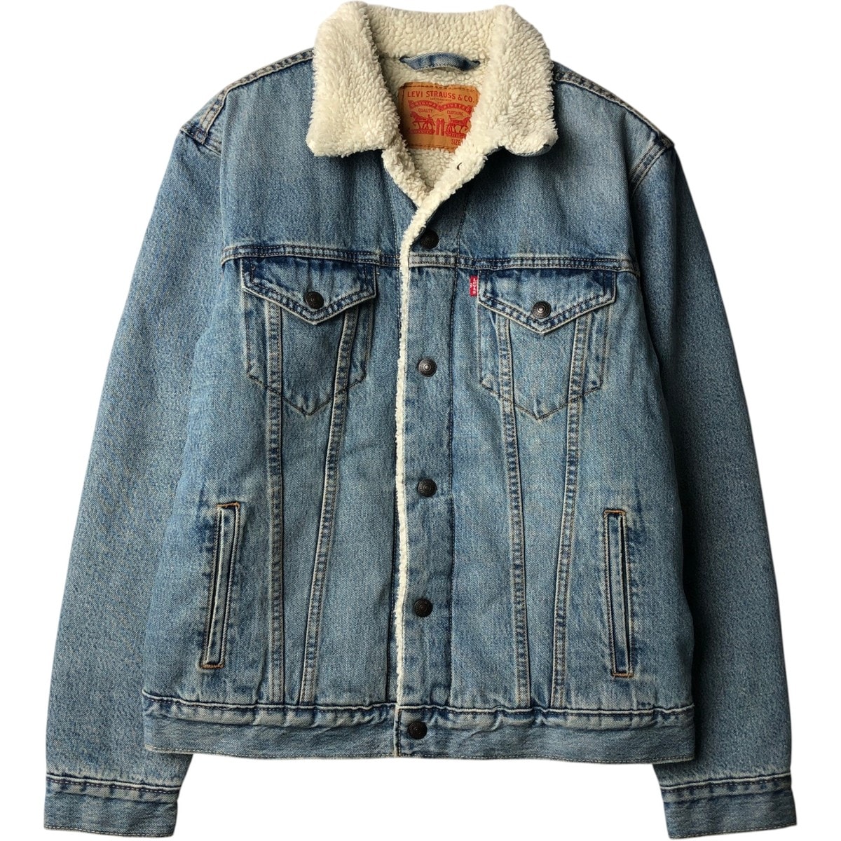 古着 リーバイス Levi's 中綿入り デニムボアジャケット メンズM相当/eaa645395