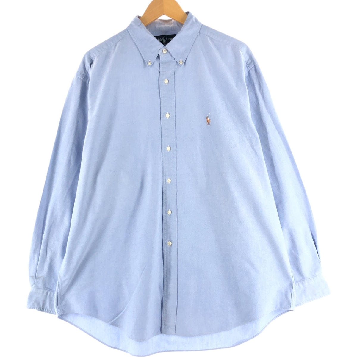 古着 ラルフローレン Ralph Lauren YARMOUTH 長袖 ボタンダウンシャツ メンズXL相当/eaa538299