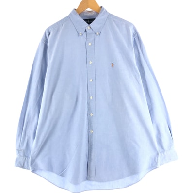 古着 ラルフローレン Ralph Lauren YARMOUTH 長袖 ボタンダウンシャツ メンズXL相当/eaa538299