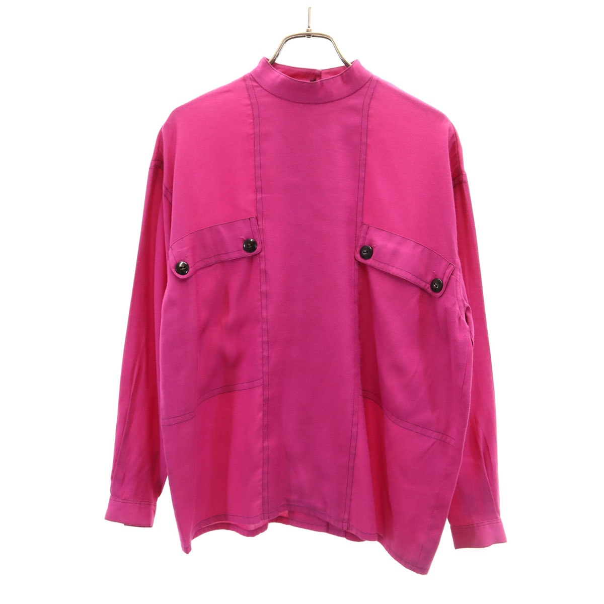 Christian Dior PRET-A-PORTER クリスチャンディオール プレタポルテ 90s オールド 長袖 シャツ マゼンタ