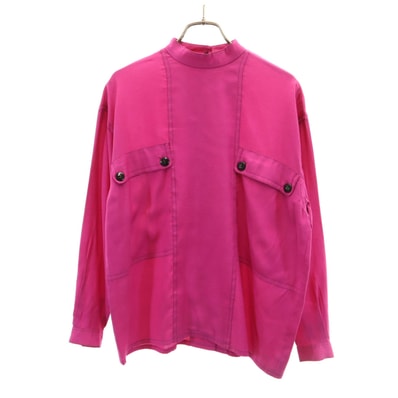 Christian Dior PRET-A-PORTER クリスチャンディオール プレタポルテ 90s オールド 長袖 シャツ マゼンタ