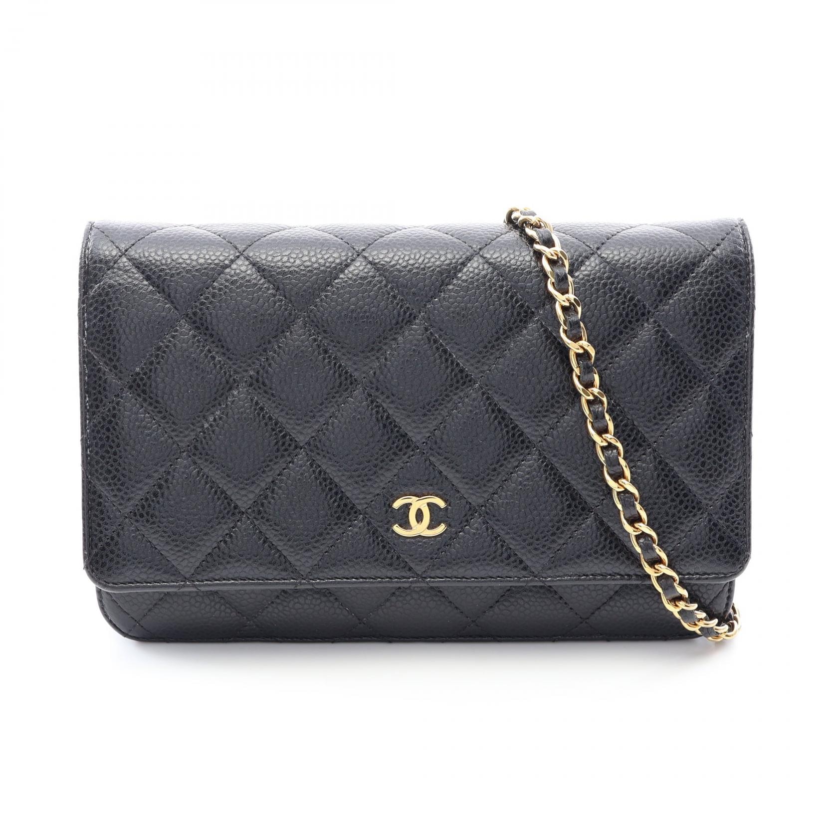 シャネル CHANEL マトラッセ ショルダーバッグ バッグ キャビアスキン(グレインドカーフ) レディース ブラック系 AP0250 【中古】