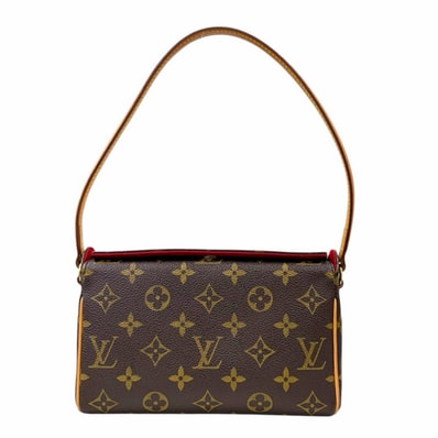 ルイヴィトン レシタル モノグラム ハンドバッグ モノグラムキャンバス M51900 ブラウン レディース LOUIS VUITTON 中古