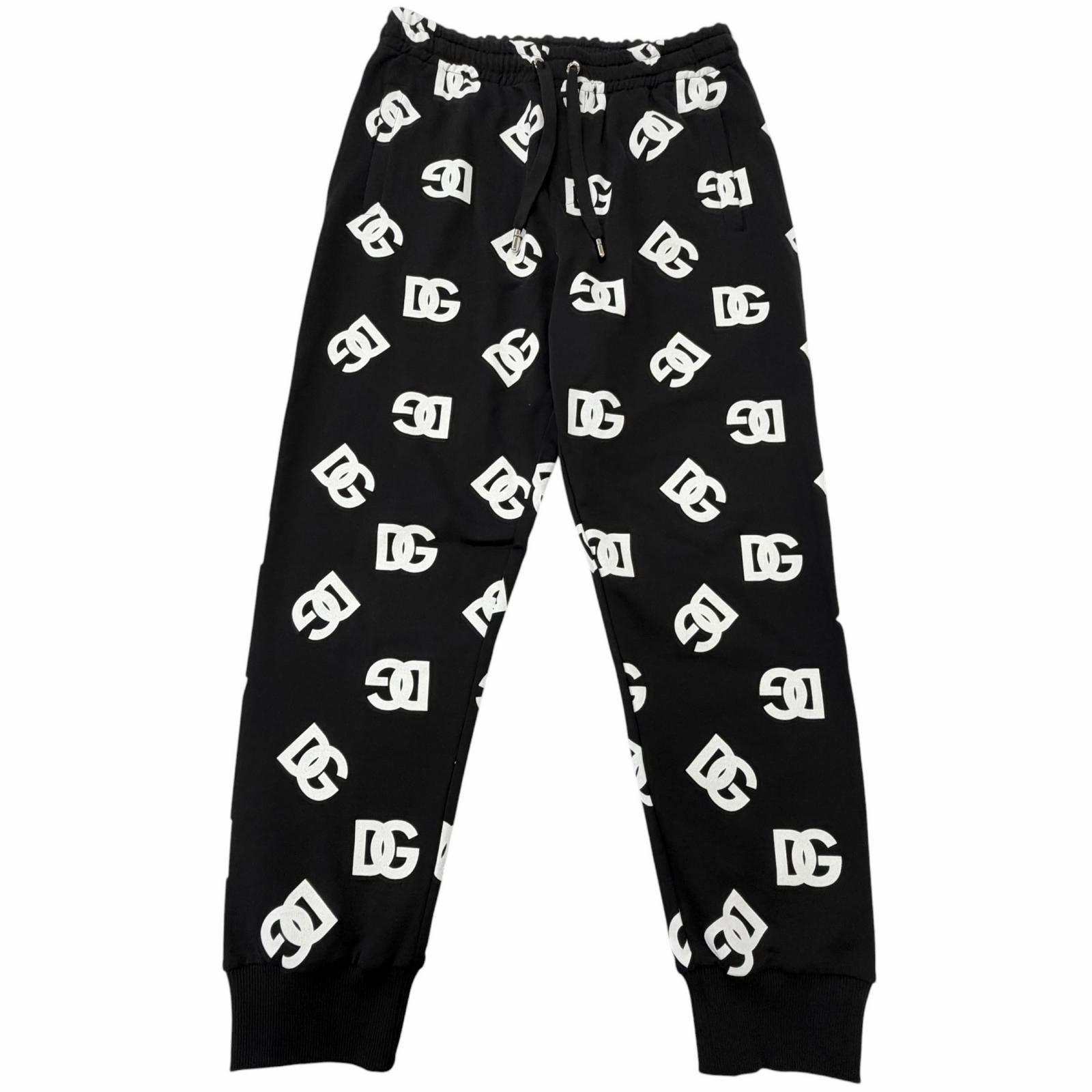 美品 ドルチェ&ガッバーナ スウェットパンツ ブラック メンズ 50