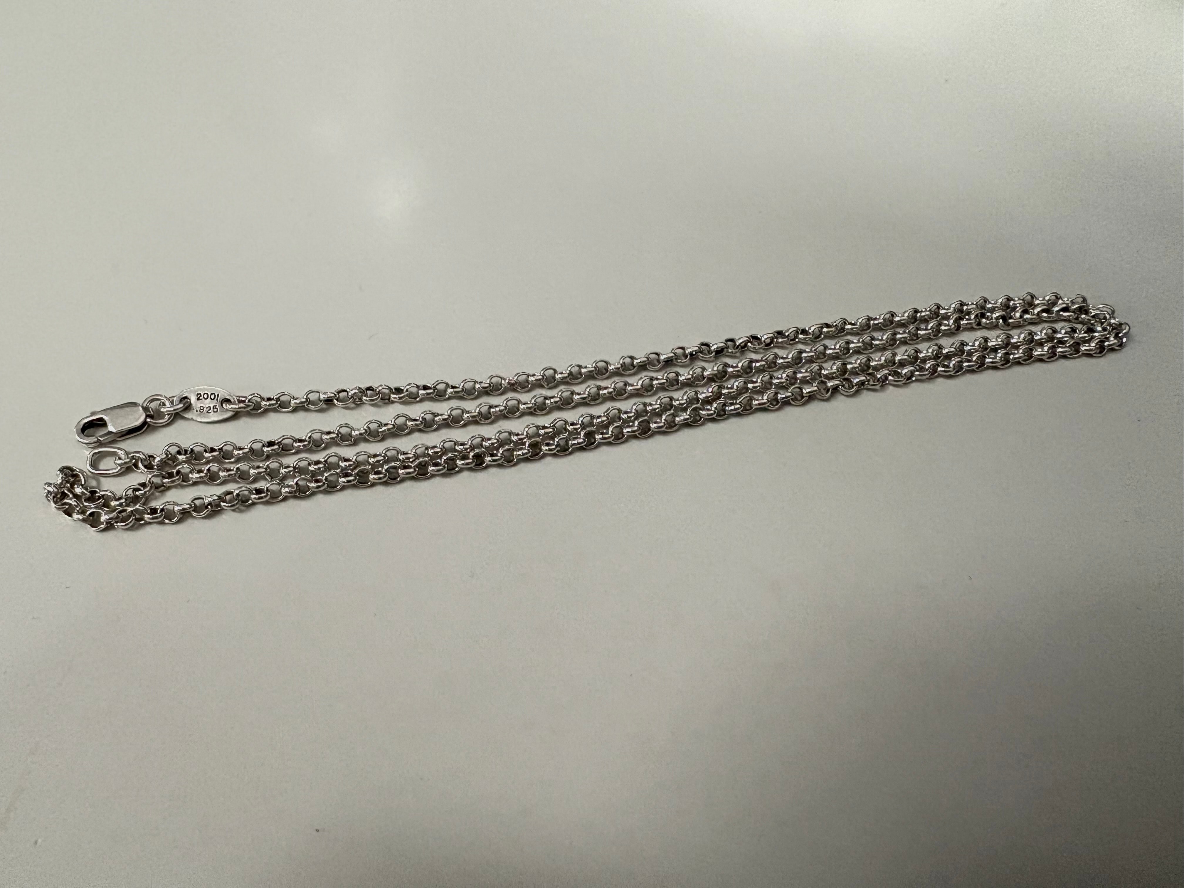 Chrome Hearts Roll Chain Necklace "Silver"
