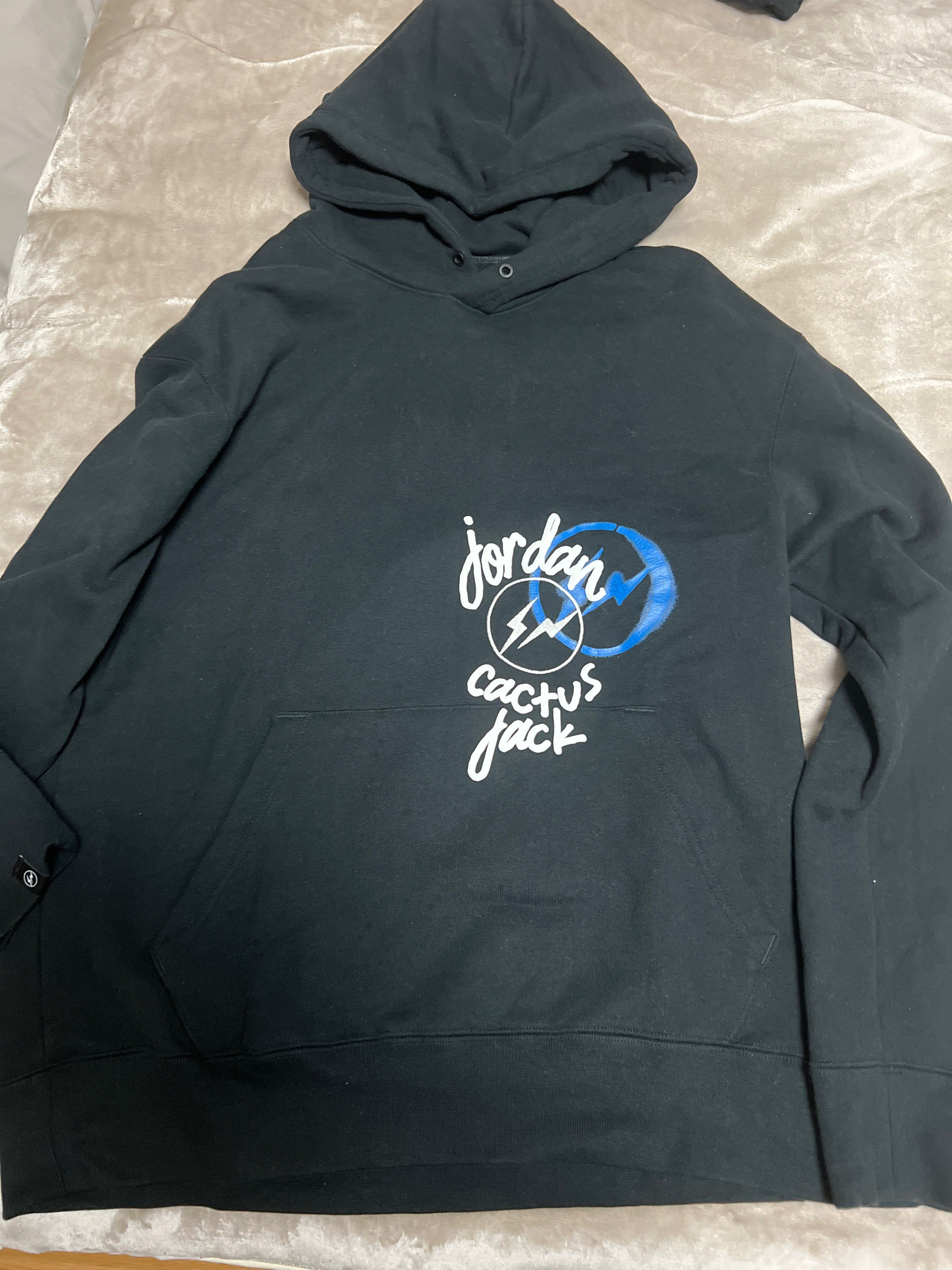 Air Jordan Travis Scott Fragment Hoodie "Black"