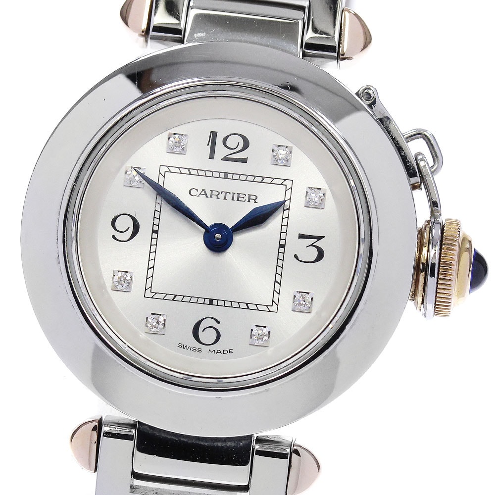 カルティエ ミスパシャ 8Pダイヤ WJ124020 レディース 【中古】