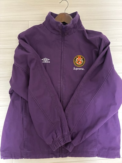 Supreme x Umbro Cotton Ripstop Track Jacket (26SS) "Plum"