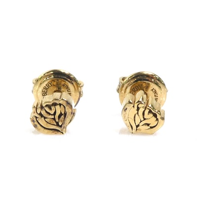 バーバリー BURBERRY ピアス シルバー925 ゴールド レディース【中古】 h32316k