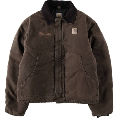 古着 00年代 カーハート Carhartt トラディショナルジャケット 中綿入り ダックワークジャケット USA製 メンズL相当/eaa636541