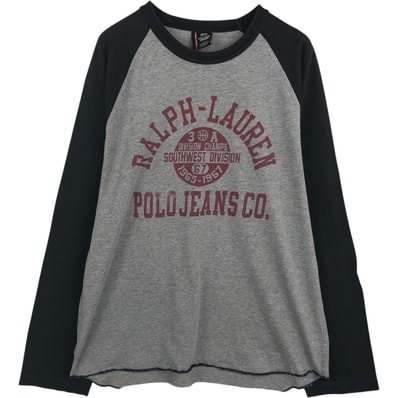 古着 ラルフローレン Ralph Lauren POLO JEANS COMPANY ロングTシャツ ロンT メンズL相当/eaa631351