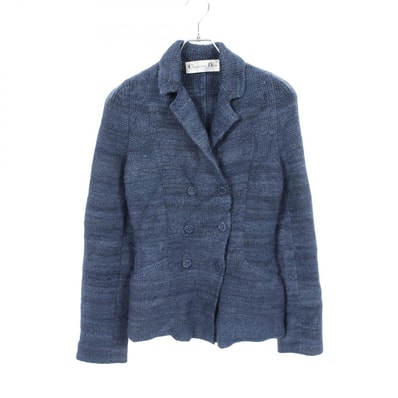ディオール Dior ニット 衣料品 アウター シルク レディース ブルー系 【中古】