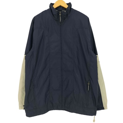 00s グレータグ 袖スウッシュ ツートン ナイロンジャケット 裾ドローコード【1141721601028】