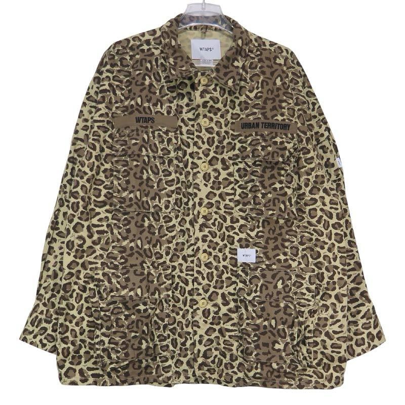 WTAPS Leopard Shirt Jacket "Beige"