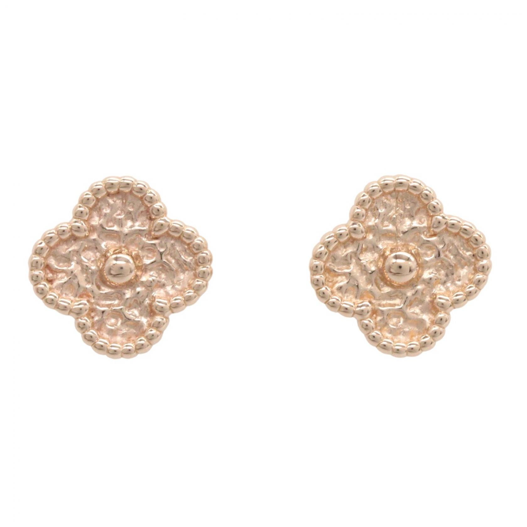 ヴァンクリーフ&アーペル Van Cleef & Arpels スウィートアルハンブラ ピアス ピアス ジュエリー K18PG(ピンクゴールド) レディース ゴールド系 VCARO8DB00 【中古】