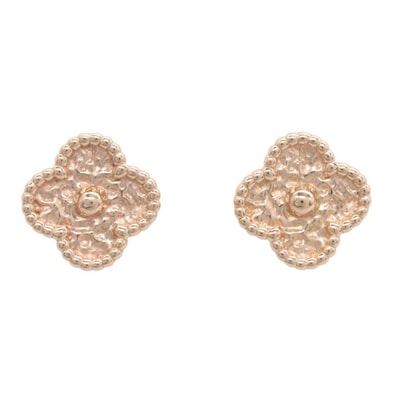 ヴァンクリーフ&アーペル Van Cleef & Arpels スウィートアルハンブラ ピアス ピアス ジュエリー K18PG(ピンクゴールド) レディース ゴールド系 VCARO8DB00 【中古】