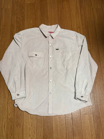 Supreme Washed Corduroy Shirt "Pink"