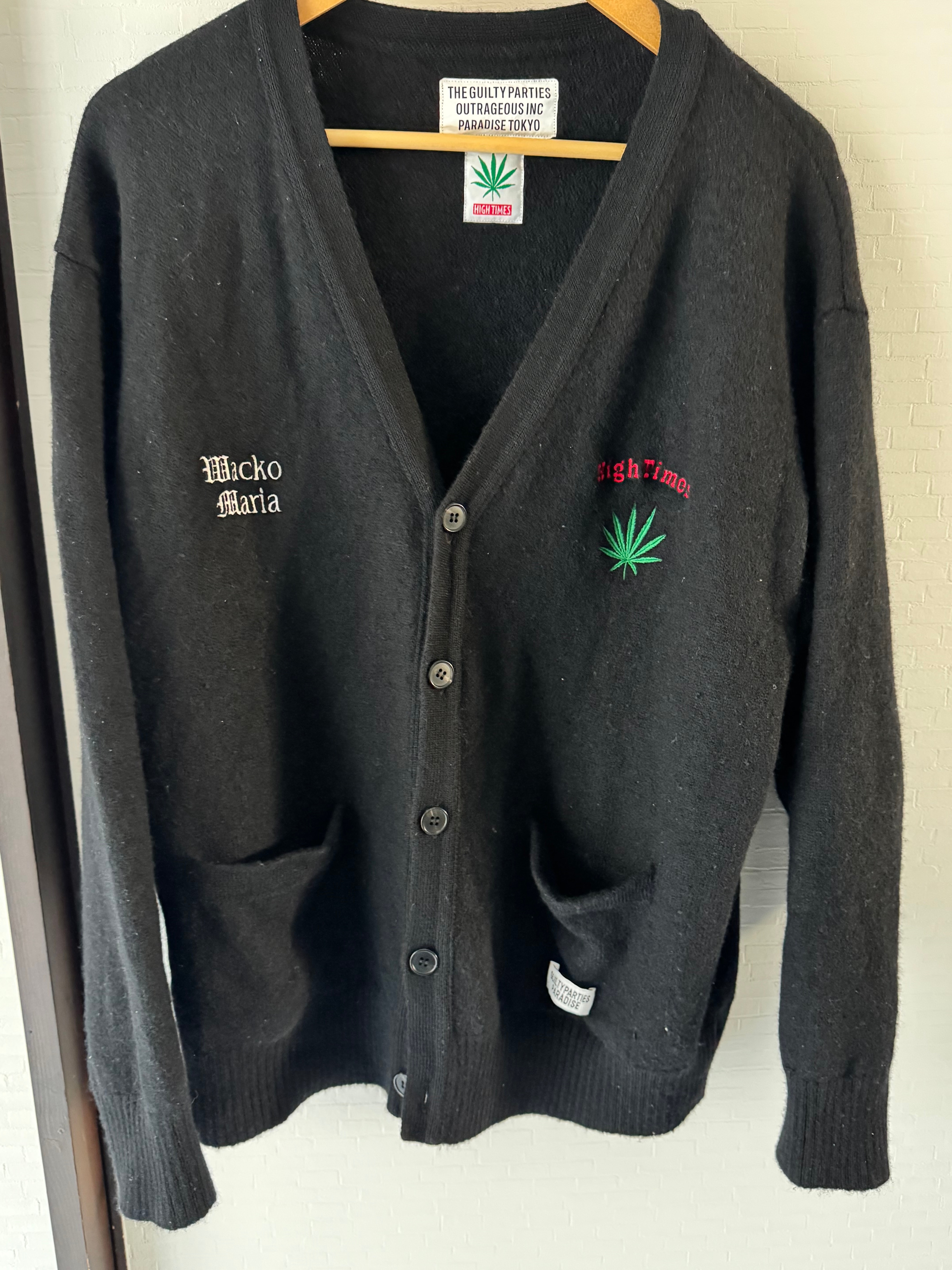 目立った傷や汚れなし】ワコマリア ハイ タイムズ / クラシック ニット