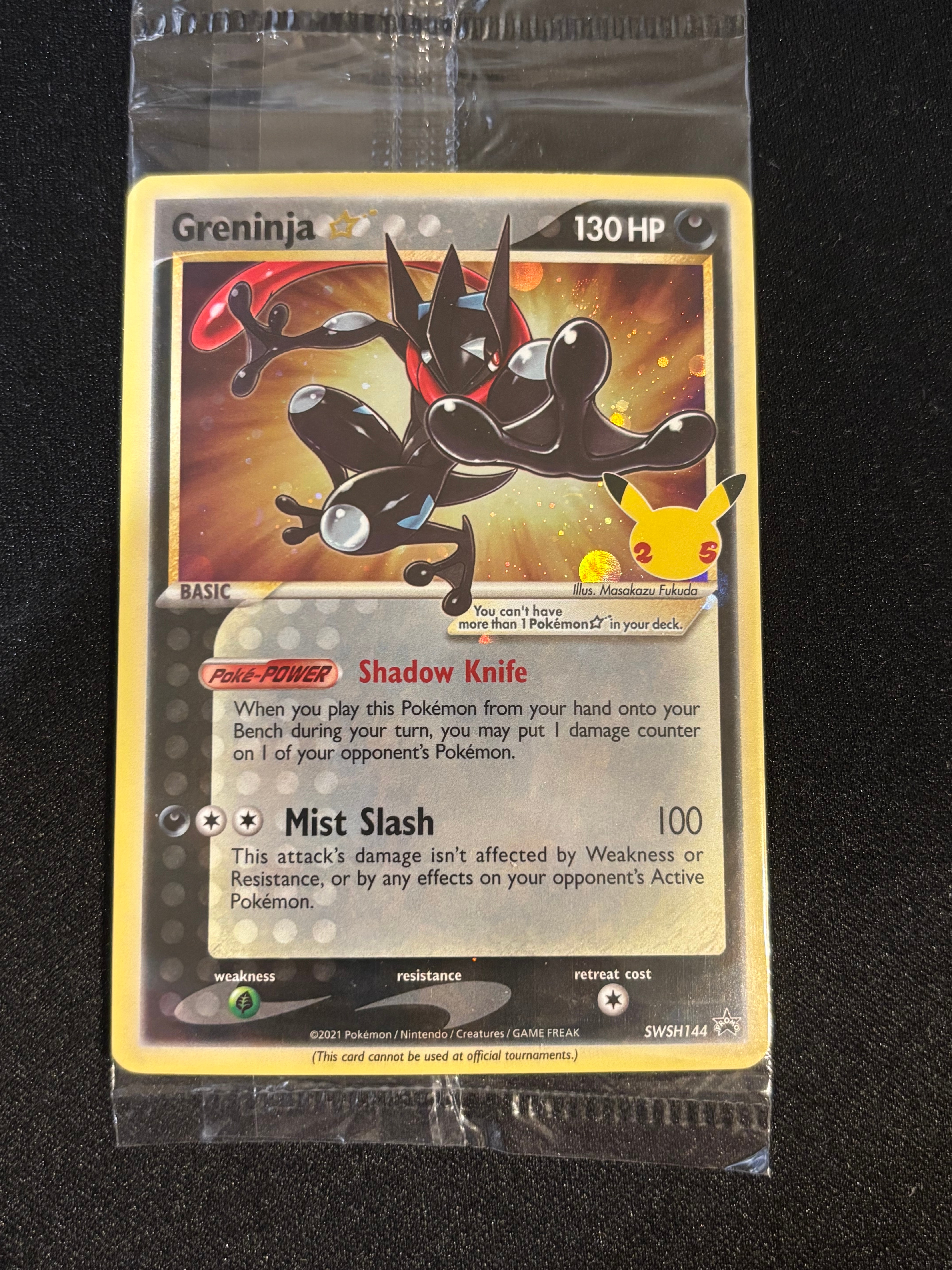 状態B】ゲッコウガ☆ P [SWSH144]【英語版】(ソード&シールド「セレブ