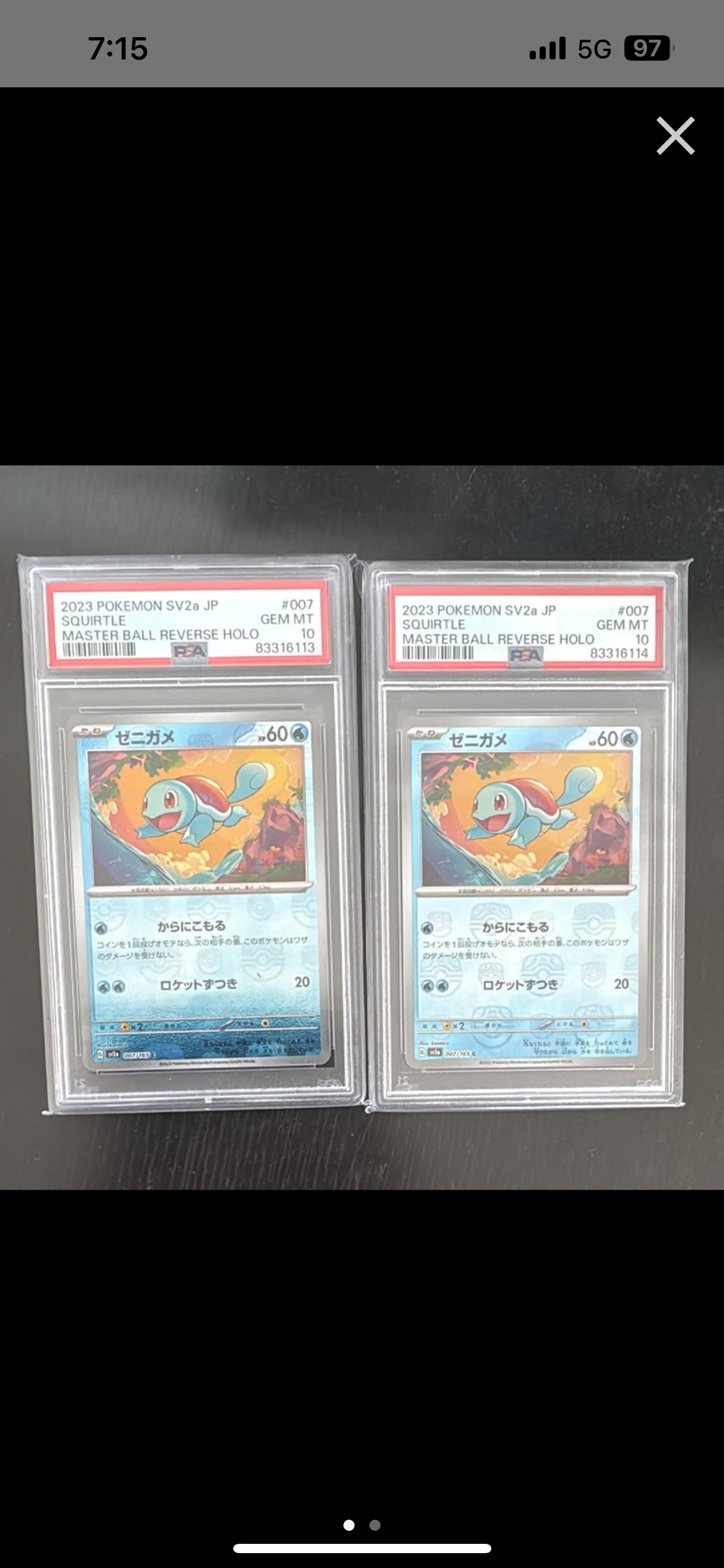 ゼニガメ C: マスターボールミラー[SV2a 007/165](強化拡張パック「ポケモンカード151」)